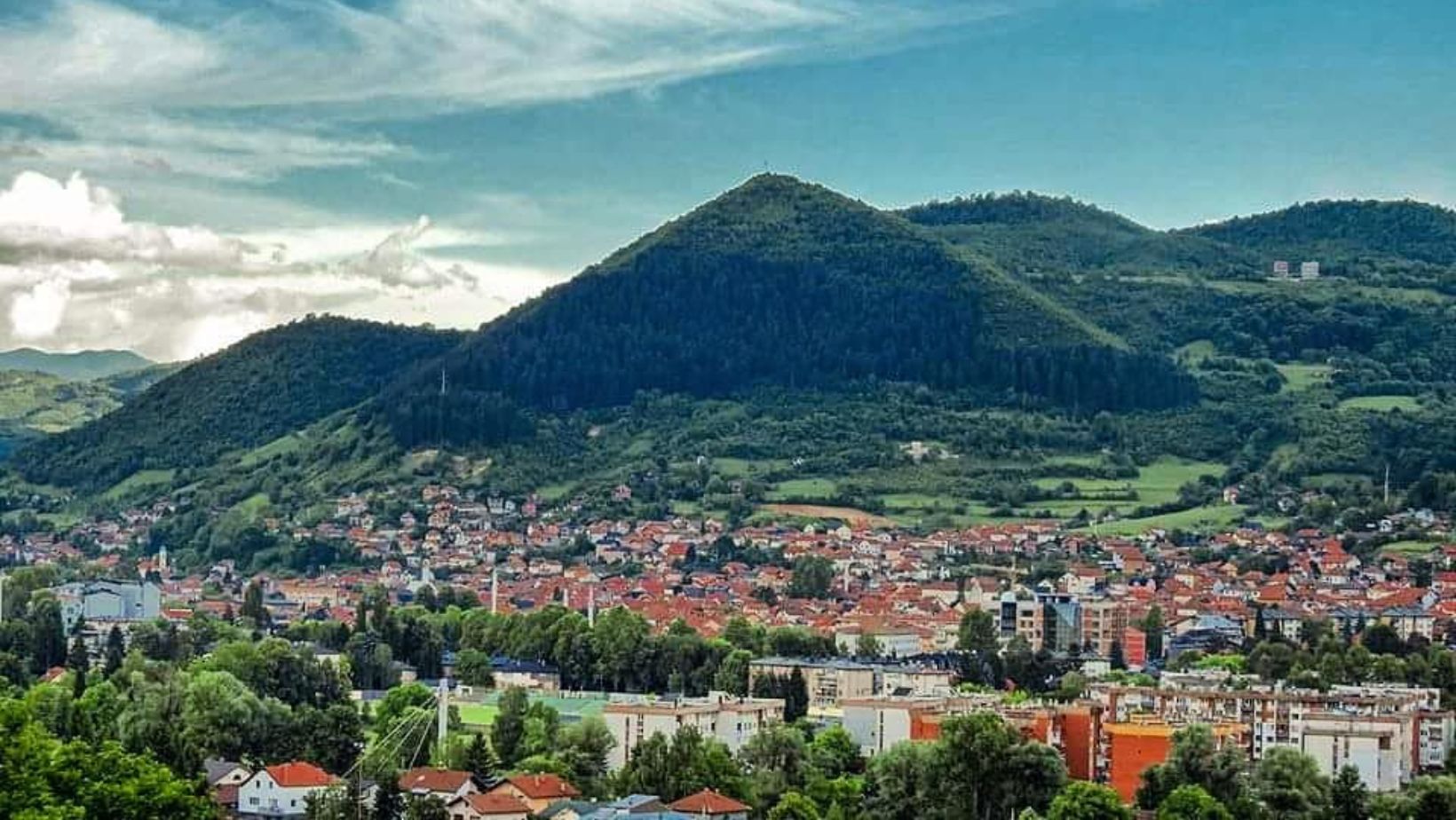 Visočica iznad grada